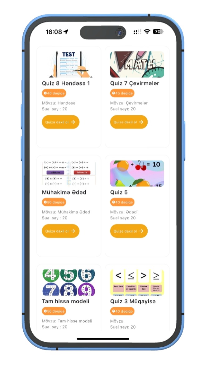 MHM tətbiqi ekran görüntüsü